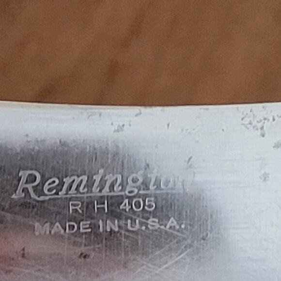 Vintage Remington RH-405 Hunting Fighting Knife with leather Sheath - Picture 10 of 10